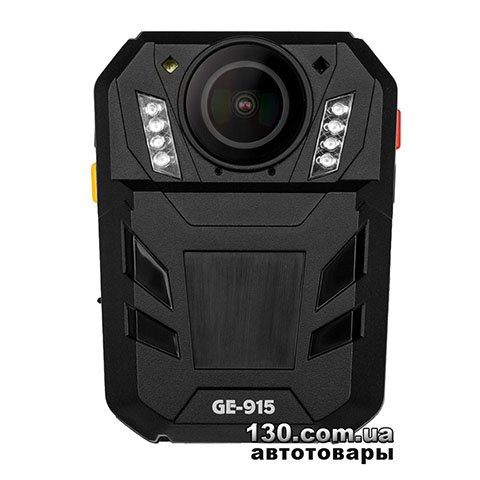 Нагрудный видеорегистратор Globex GE-915 с дисплеем и ИК подсветкой