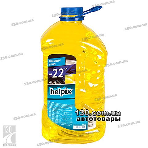 Омыватель стекла зимний HELPIX 0773 -22'C — 4 л (Лимон)
