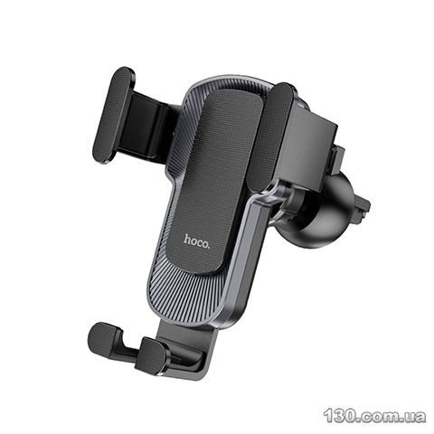 HOCO CA103 — car holder vertical and horizontal air outlet gravity car holder Black Metal Gray