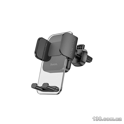 HOCO CA117 — car holder Exquisite press type air outlet car holder Black