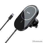 Car holder HOCO CA90 Powerful magnetic wireless charging car holder Black