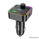 FM-модулятор HOCO E81 Fantasy PD30W+QC3.0 car BT FM transmitter Black