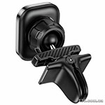 Автомобільний тримач HOCO S49 Fuerte series air outlet magnetic car holder Black