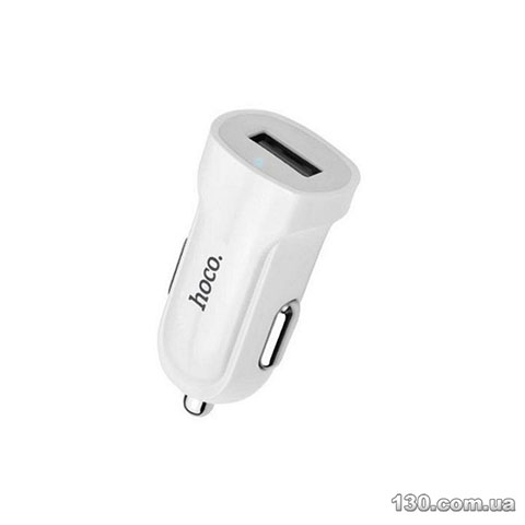 Автомобильное зарядное устройство HOCO Z2 single-port car charger White