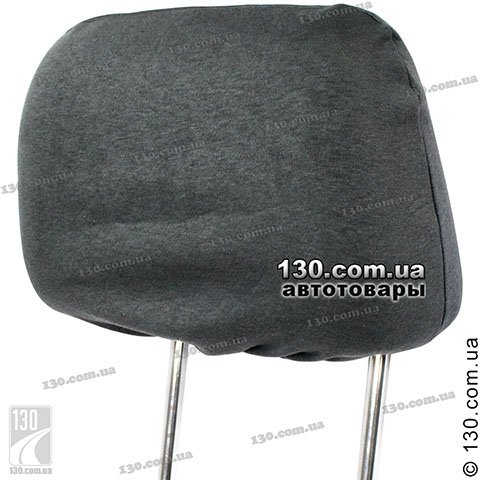 Headrest covers for shirt seat covers Kegel color dark grey