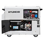 Генератор дизельный Hyundai DHY 8000SE-3 трехфазный