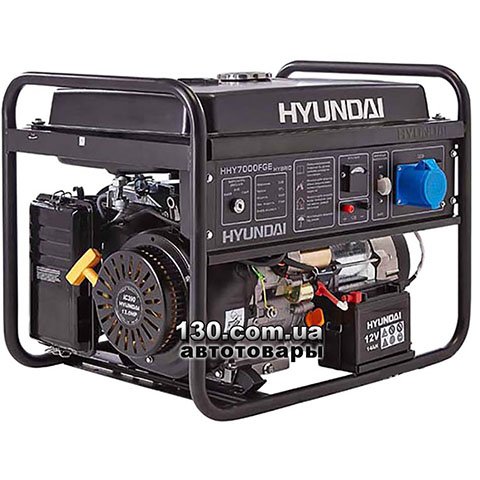 Hyundai HHY 7000FGE — генератор газовый / бензиновый