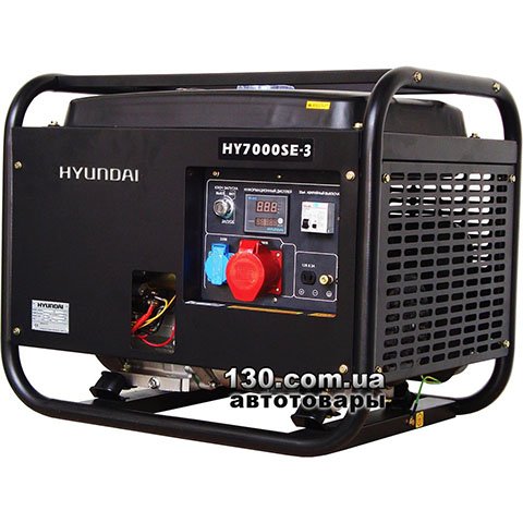 Hyundai HY 7000SE-3 — генератор бензиновий трифазний