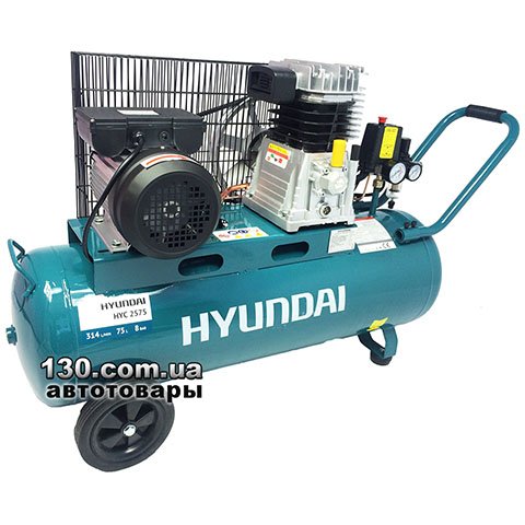 Hyundai HYC 2575 — компрессор с прямым приводом и ресивером масляный