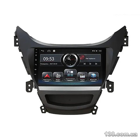 Incar PGA2-2459 — штатна магнітола на Android з GPS-навигацією, Bluetooth і вбудованим DSP для Hyundai Elantra 2011-2013
