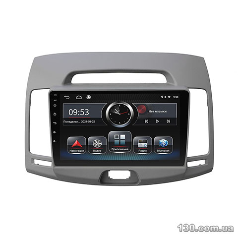 Штатна магнітола Incar PGA2-2460 на Android з GPS-навигацією, Bluetooth і вбудованим DSP для Hyundai Elantra 2006-2010