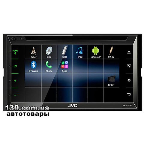 DVD/USB автомагнитола JVC KW-V320BTQN с Bluetooth