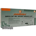 Socket set Jonnesway S04H3120S