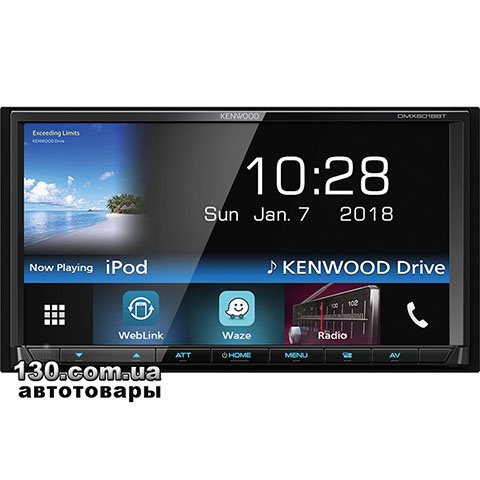 Медиа-станция Kenwood DMX6018BT со встроенным DSP и Bluetooth