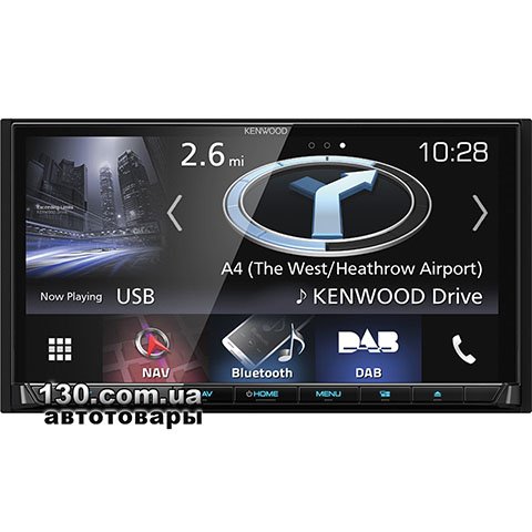 Kenwood DNX5170DABS — DVD/USB автомагнитола с GPS навигацией, встроенным DSP и Bluetooth