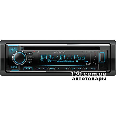 Kenwood KDC-BT720DAB — CD/USB автомагнітола з вбудованим DSP і Bluetooth