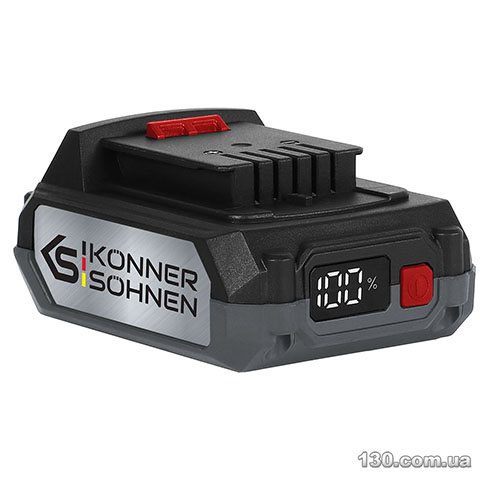 Акумулятор Konner&Sohnen KS 20V2-1 20 В, 2 Аг, для електроінструмента