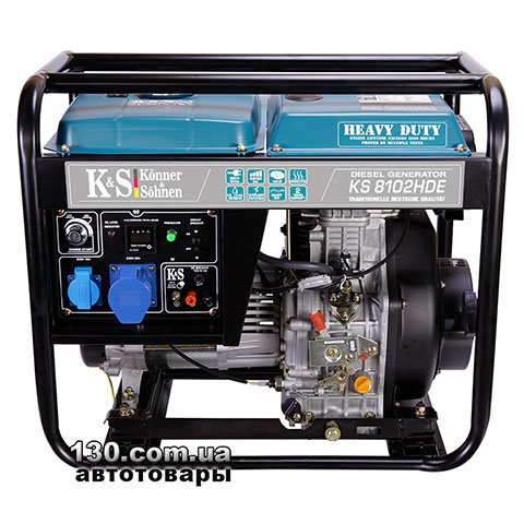 Konner&Sohnen KS 8102HDE — генератор дизельний