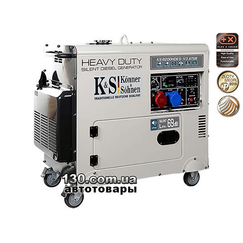 Konner&Sohnen KS 8200HDES-1/3 ATSR — генератор дизельный