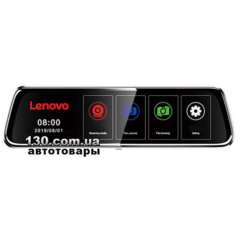 Lenovo V7 Plus — зеркало с видеорегистратором накладное с дисплеем 9", двумя камерами и функцией WDR