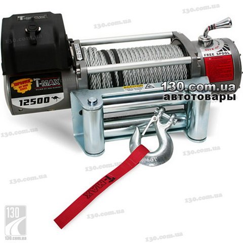 Lifter winch T-MAX EW-12500 12 V 5,665 t Improved Offroad Series 7345210