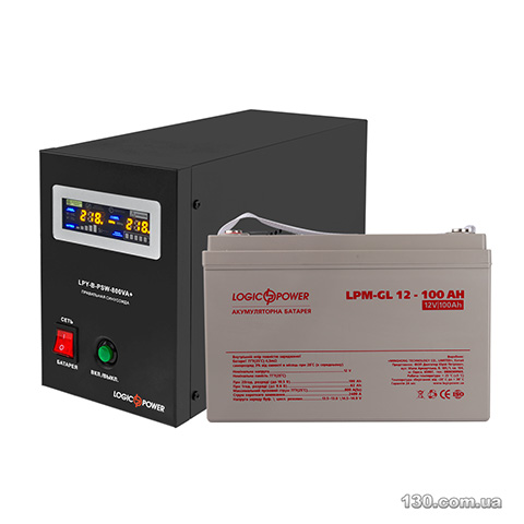 Logic Power LP9829 — Комплект резервного живлення для котла та теплої підлоги