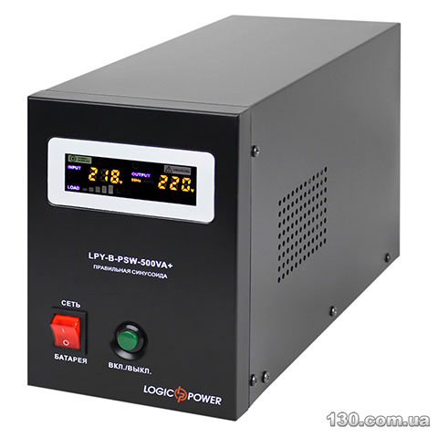 Logic Power LPY-B-PSW-500VA+ (350W) — джерело безперебійного живлення 5A/10A 12V, з правильною синусоїдою