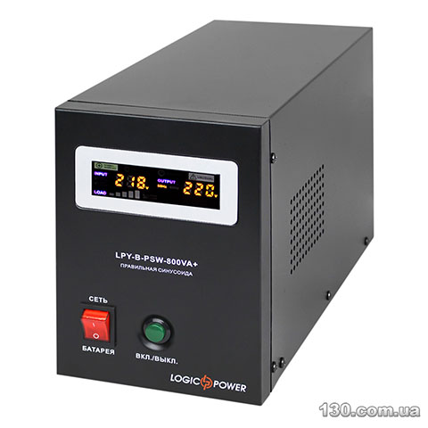 Logic Power LPY-B-PSW-800VA+ (560W) — джерело безперебійного живлення 5A/15A 12V, з правильною синусоїдою
