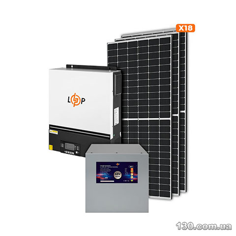 Solar power plant kit Logic Power Premium 8kW ACB 11kWh LiFePO4 230 Ah