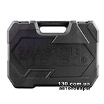 Набір торцових головок MasterTool 78-5108 CrV 1/4", 1/2" — 108 предметів, кейс