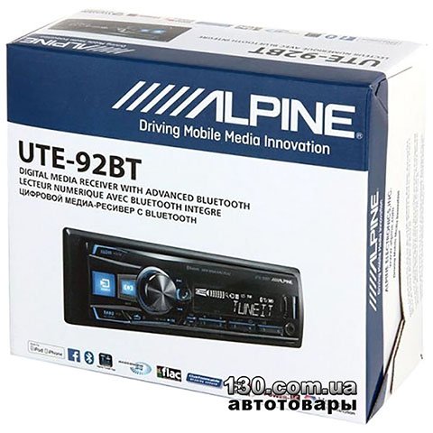 Alpine ute 92bt обновление блютуз