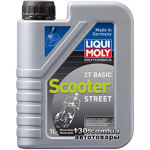 Моторное масло минеральное Liqui Moly Motorbike 2T BASIC Scooter Street — 1 л