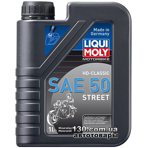 Liqui Moly Motorbike HD-Classic SAE 50 Street — mineral motor oil — 1 l
