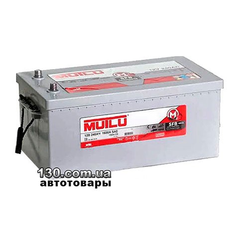 Car battery Mutlu 1D6.240.150.B 12 V 240AH EU left “+”