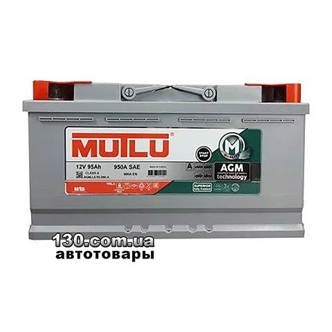 Car battery Mutlu AGM.L5.95.090.A 95AH EU right “+”