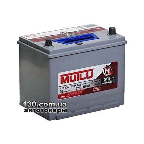 Car battery Mutlu D26.80.066.C 12 V 80AH ASIA right “+”