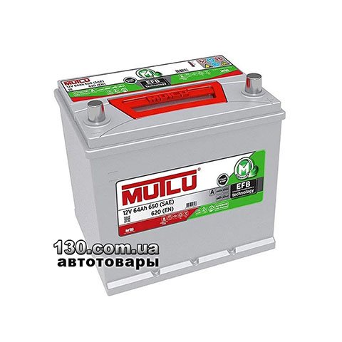 Car battery Mutlu EFB.D23.64.062.C 64AH EU right “+”
