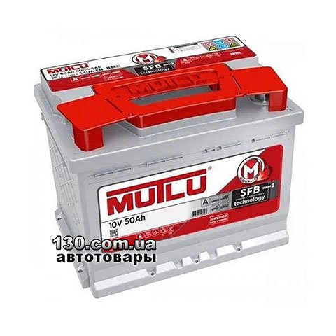 Car battery Mutlu L1.50.042.B 10 V 50AH EU left “+”