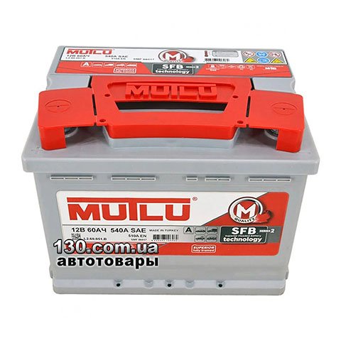Car battery Mutlu L2.60.051.B 12 V 60AH EU left “+”
