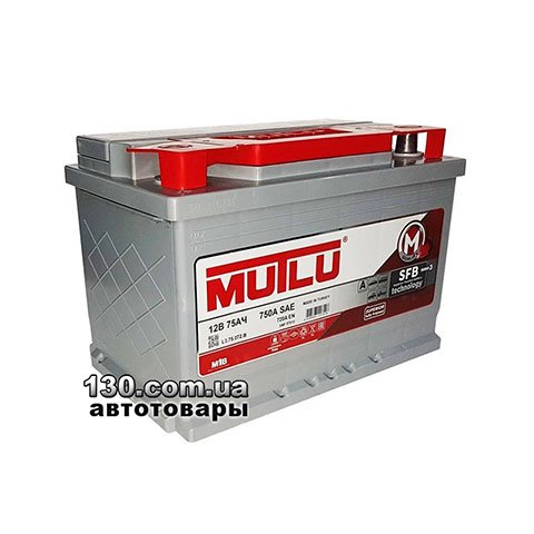 Car battery Mutlu L3.75.072.B 12 V 75AH EU left “+”
