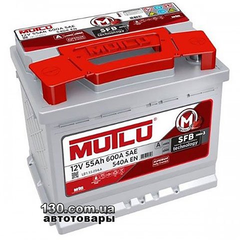 Car battery Mutlu LB1.55.054.A 12 V 55AH EU left “+”