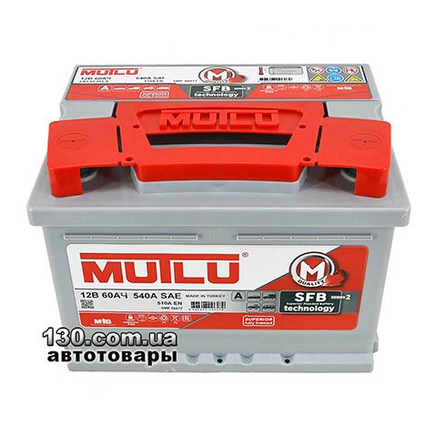 Car battery Mutlu LB2.60.051.B 12 V 60AH EU left “+”