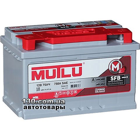 Car battery Mutlu LB3.75.072.A 12 V 75AH EU right “+”