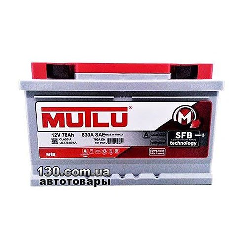 Car battery Mutlu LB3.78.078.A 12 V 78AH EU right “+”