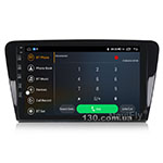 Native reciever TORSSEN F10464 4G Android, with Wi-Fi, Bluetooth, 64Gb, DSP, 4G LTE, CARPLAY for Skoda Octavia A7
