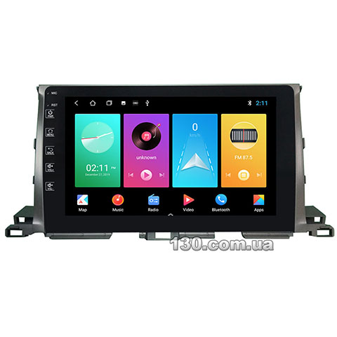 TORSSEN F10464 4G — native reciever Android, with Wi-Fi, Bluetooth, 64Gb, DSP, 4G LTE, CARPLAY for Toyota Highlander XU 50 2016+