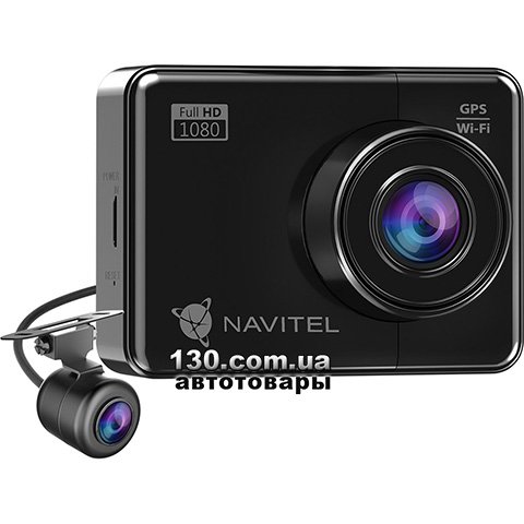 Автомобильный видеорегистратор Navitel R700 GPS Dual с дисплеем, GPS и двумя камерами