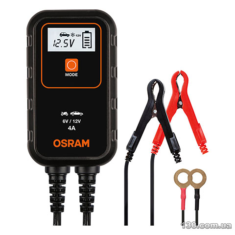 Інтелектуальний зарядний пристрій OSRAM BATTERYcharge 904 6/12 В, 4 А