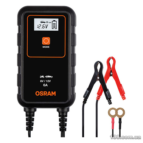 Интеллектуальное зарядное устройство OSRAM BATTERYcharge 906 6/12 В, 6 А