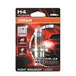 Автомобильная галогеновая лампа OSRAM H4 (64193NBL-01B) Night Breaker Laser